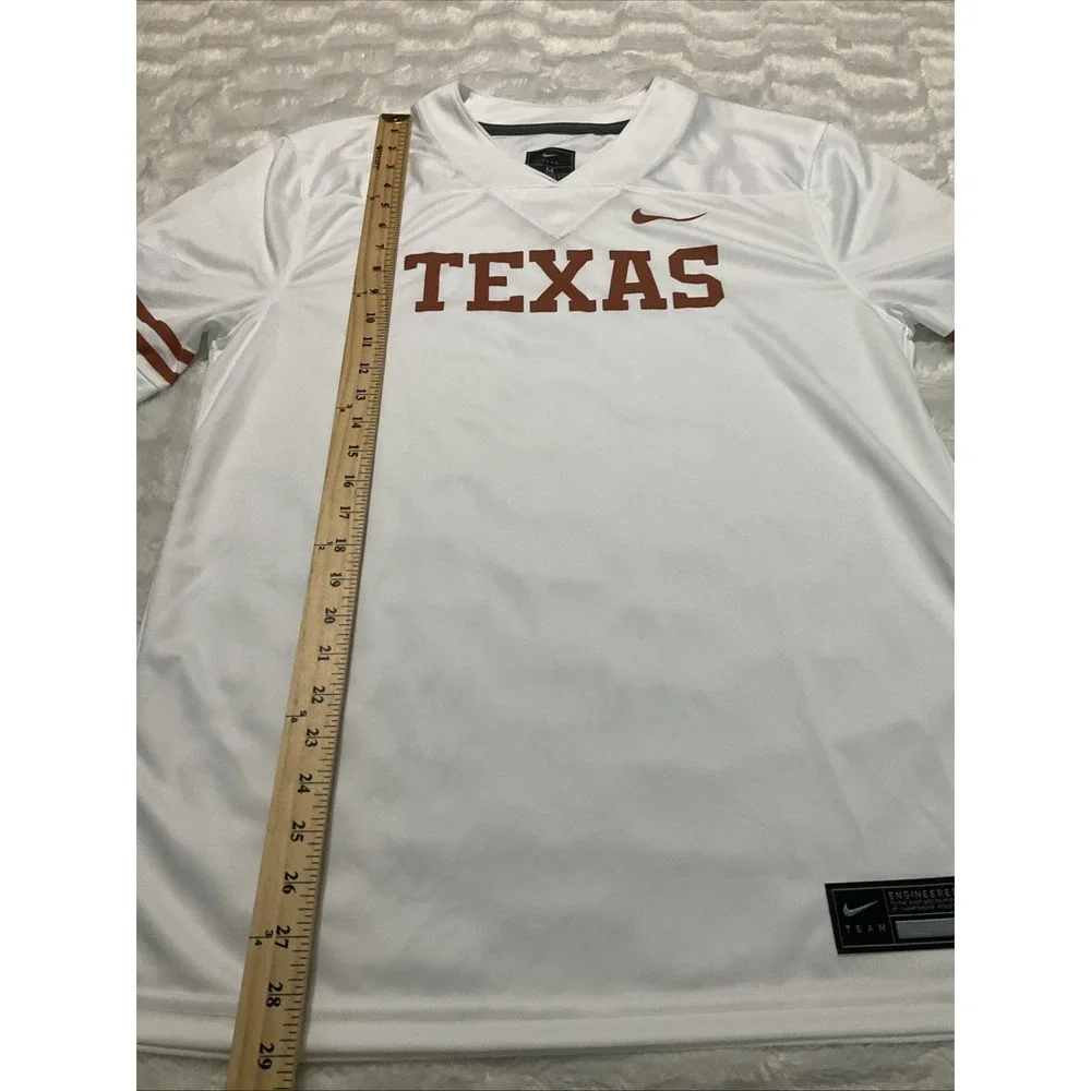 Nike Texas Longhorns Mens Medium White Dri-Fit NCAA Football Jersey